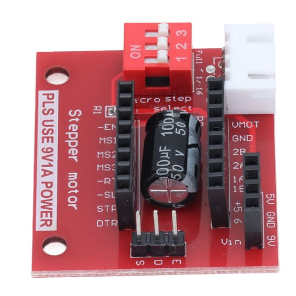 Stepper Motor Control Udvidelseskort til A4988 DRV8825 3D Printer Driver Kontrolkort