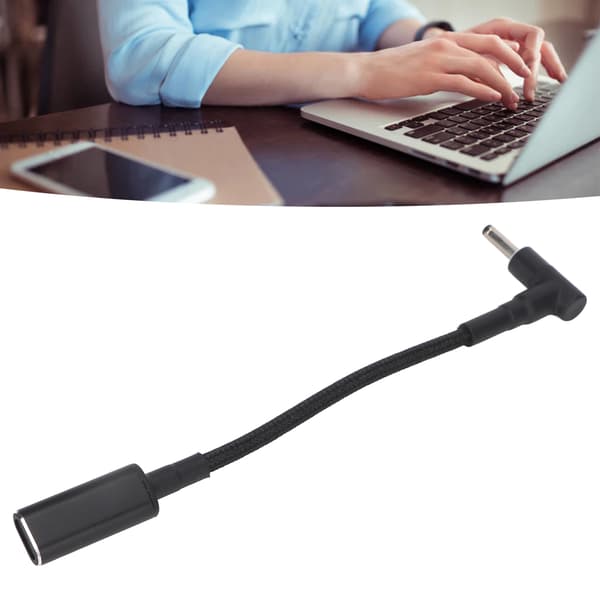 USB C til 3.5x1.35mm DC strømkabel 100W PD Smart Chip Laptop opladerkabeladapter