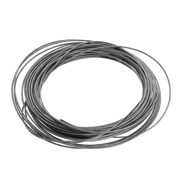 1 stk. 15 meter 304 rustfri stålkabel wire reb diameter 1,5 mm