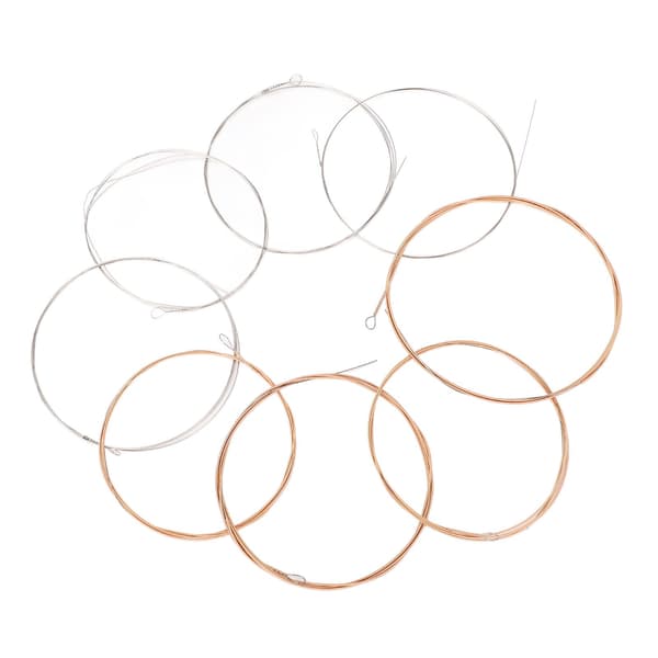 Fosforbrons Mandolinsträngar 8-pack, Konsekvent Ljud Reservset för 8-strängad Mandolin