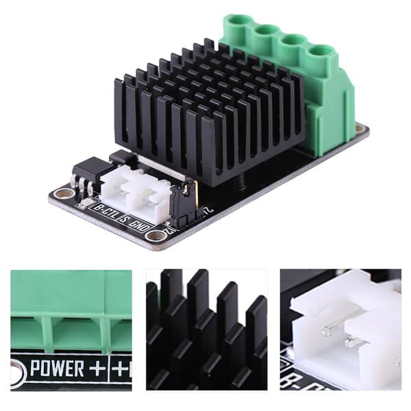 3D-printer 30A stor strøm mini varmestyring MKS MOSFET MOS-modul til varmebed-ekstruder