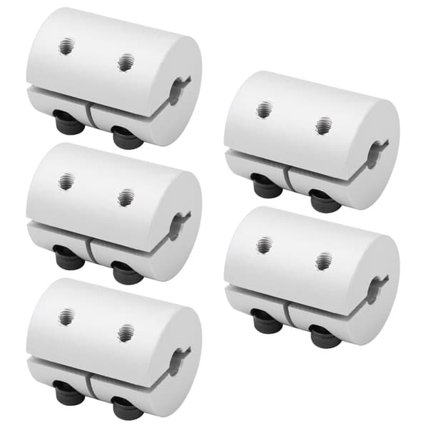 5 stk. akselkobling i aluminiumslegering til 3D-printer, servomotor, stepmotor