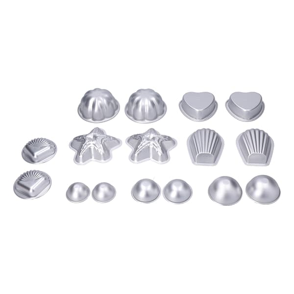 Professionel kagebageform i aluminiumslegering, bærbar DIY badebombeformssæt #13