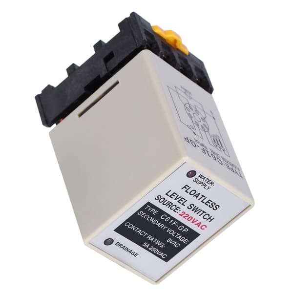 C61F-GP AC220V 50/60HZ Flydeløs Niveaføler Controller Med Base