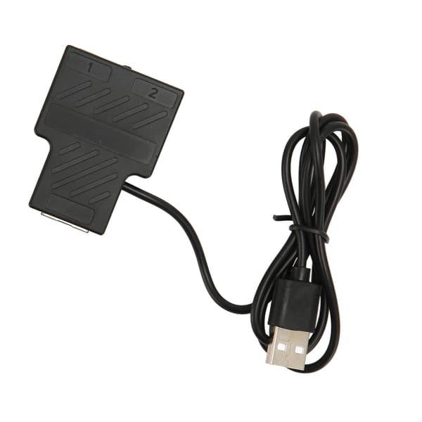 RJ45 Ethernet Splitter 1 til 2, 100Mbps LAN Adapter Hub med USB-strømkabel