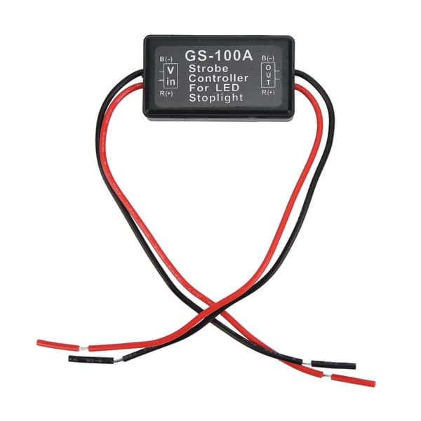 Bromsljus Strobe Controller Plast LED Flash Kontrollmodul GS-100A 12-24VDC