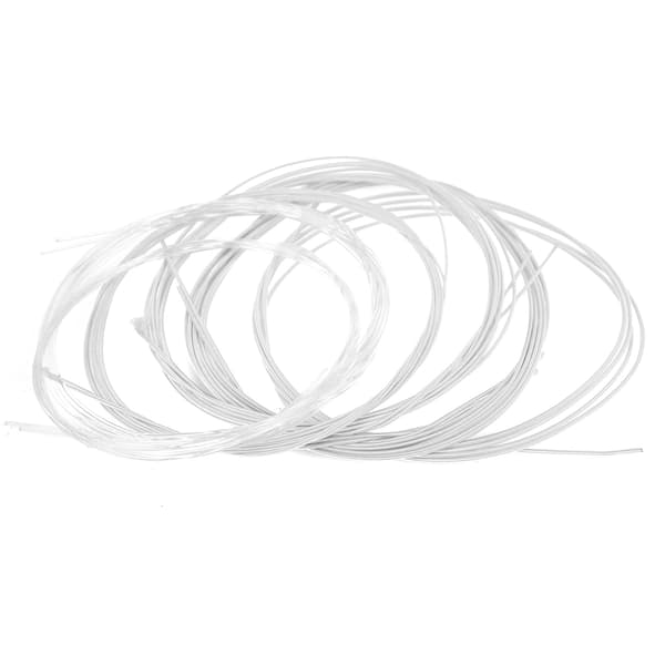 6PCS Oudsträngar Kit 1G 2D 3A 4E 5B 6F Nylon Silverpläterad Kopparlegering Reserv