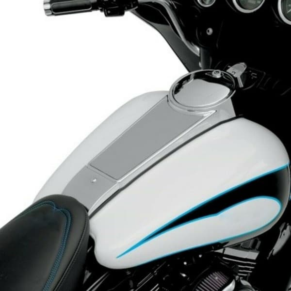 Dash Extension Brændstoftankpanel til FLTR FLTCU FLHT Motorcykel - Sølv