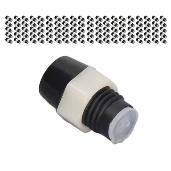 100 sæt LED-holder 5 mm plast lysdiode panelmonteringsclips tilbehørssæt sort