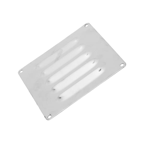 Ventilationsgaller i rostfritt stål 127x114 mm för båtdäck, luftflödesplatta