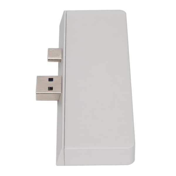 5-i-2 USB-C-hubb med 4K HD-multimediegränssnitt, dubbla USB 3.0-portar, dataöverföring, för Surface Pro 7, silver