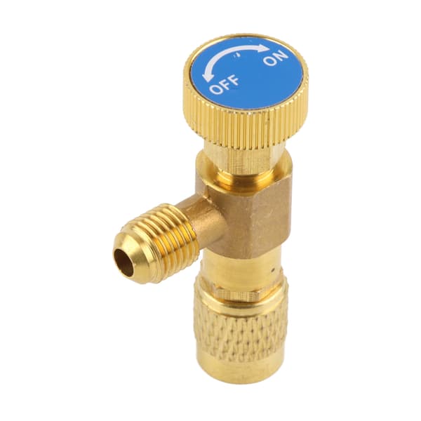 2st Flytande Säkerhetsventil R410A R22 Luftkonditionering Köldmedium 1/4 \"Säkerhetsadapter