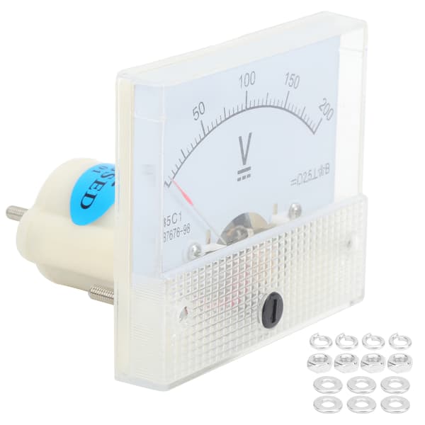 Pointer DC Voltmeter Panel Volt Spændingsmåler Måleinstrument 85C1 DC 0~200V