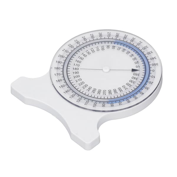Inklinometer til fysioterapi, boble uden lækage, nøjagtige målinger til studerende og professionelle, blå