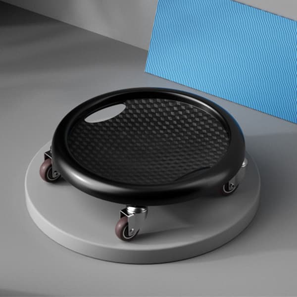 Core Slider Maghjul 4 rullar Gliding Discs för corestyrka Hemmaträningsutrustning, Svart