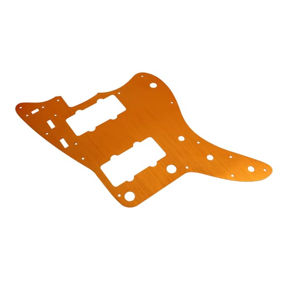 Elgitarr Aluminiumlegering Scratchplate Guld Snabbmonterad Anti-Rep Reserv 1-Pack