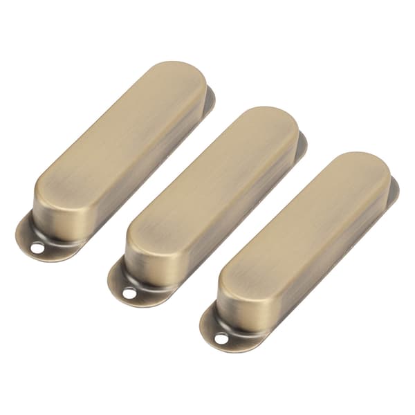 3 st elgitarr single coil pickup-skydd koppar cyan brons hårdvaruset