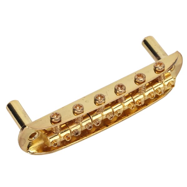 Elgitarrstall 6-strängad stränghållare Metallgitarrhårdvara för Jazzmaster Guld