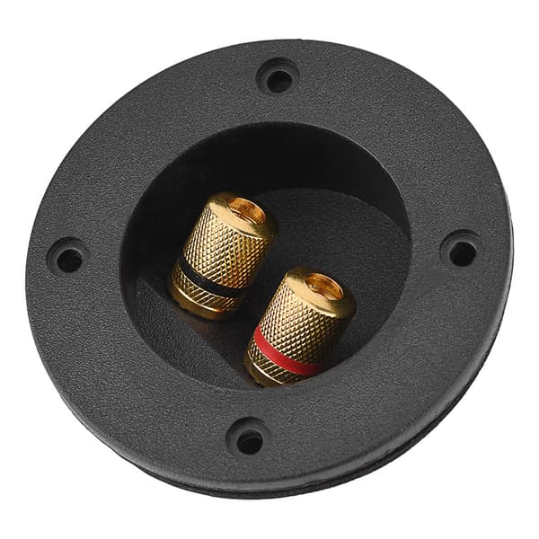 2 st 48 mm kopparbindningsstolpe högtalarterminalbox för HiFi Audio DIY