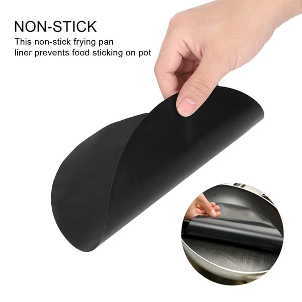 Högtemperaturstekning Non-Stick Stekpannafoder Värmebeständig Pad Köksaccessoar