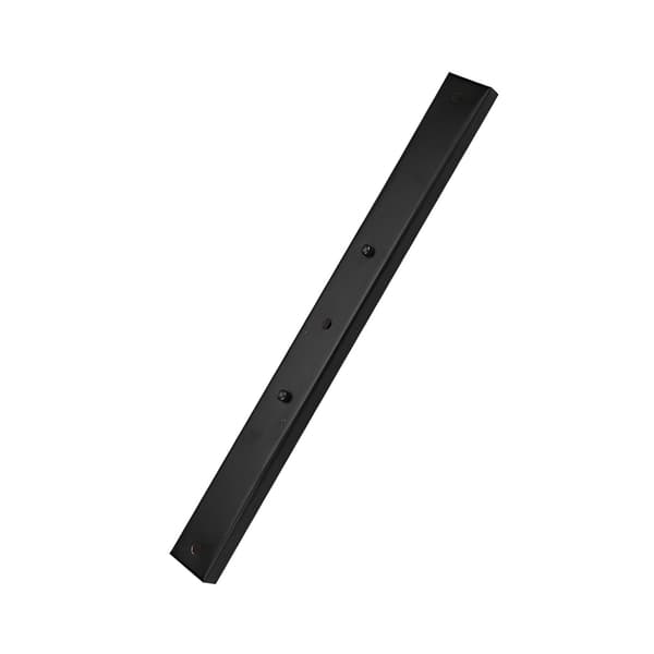 Loftlampe Pladeholder Beslag Base Rektangulær Form DIY Pendellampe Tilbehør Sort