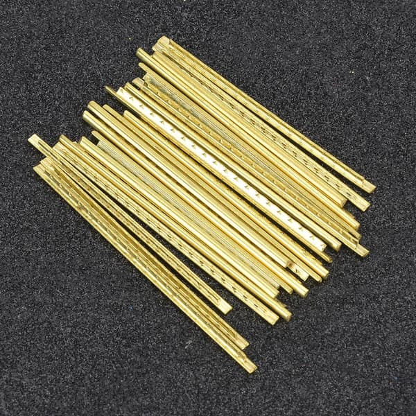 19 st/set 39\" Klassisk Akustisk Gitarr Greppbräda Mässing Bandtråd Bredd 2,2 mm