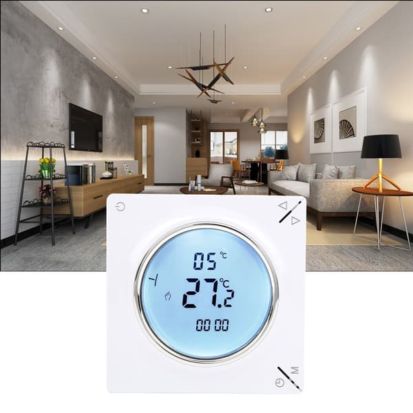 Digital LCD Programmerbar Termostat til Hjemmet Elektrisk Varmetermostat Temperaturregulator