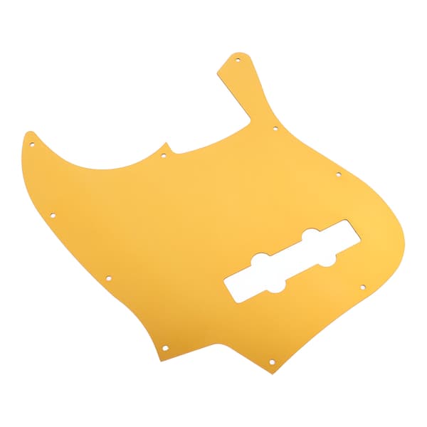 Jazz Bass Aluminium Pickguard Scratchplate Vibrerande Orange Guld Elgitarr Frontskydd