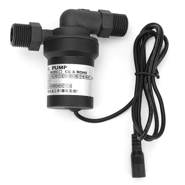24v 18W DC Borstlös Solcellsdriven Högtemperaturvattenpump för Vattenberedare
