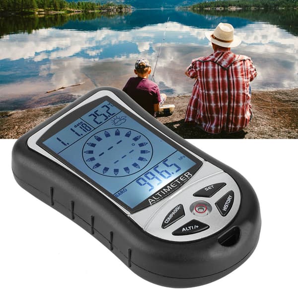 Bærbar kompas Multifunktionel elektronisk vejraltimeter Højdebarometer