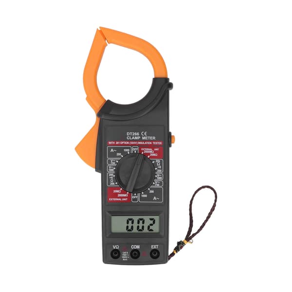 Klämmätare Digital Multimeter 600A AC/DC Spänningstestare Elektriskt Kit