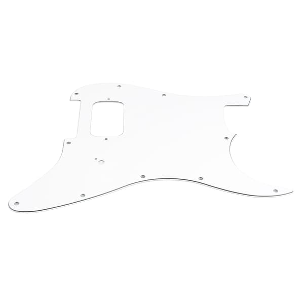 Vit PVC Elgitarr Scratchplate för Live Scen & Studioinspelning