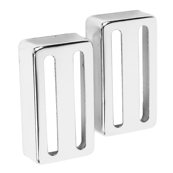 Silver Elgitarr Pickup-skydd 2-pack | Mässingskylning, Anti-rep & Rostfria Reservskal
