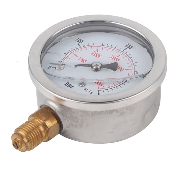 0-400BAR 0-5800PSI G1/4 68mm Hydraulisk Tryckmätare