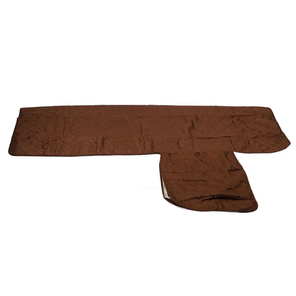 2-sits soffskydd, vattentätt, tvättbart, slitstarkt polyester, husdjursvänligt, brunt