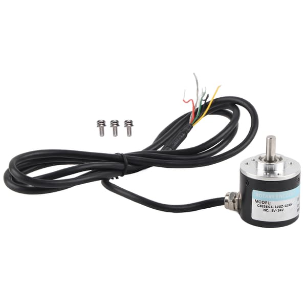 Fotoelektrisk Encoder ABZ 3-faset DC5-24V Solid Aksel til Kontorautomation Ingeniørfelt 500Z
