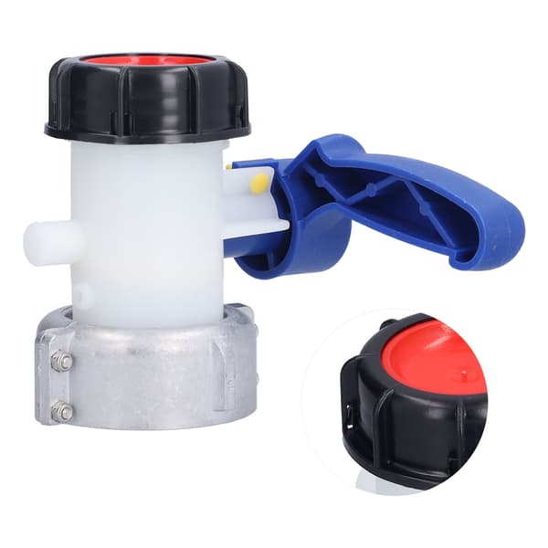 Sommerfugleventilhane IBC Tank Vandadapter Udgangskontrolforbindelse Erstatning DN50