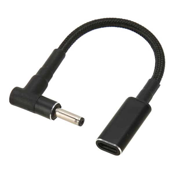 USB-C til 4.0x1.35mm opladerkabel, 100W PD strømadapter til Slim Tip bærbar computer
