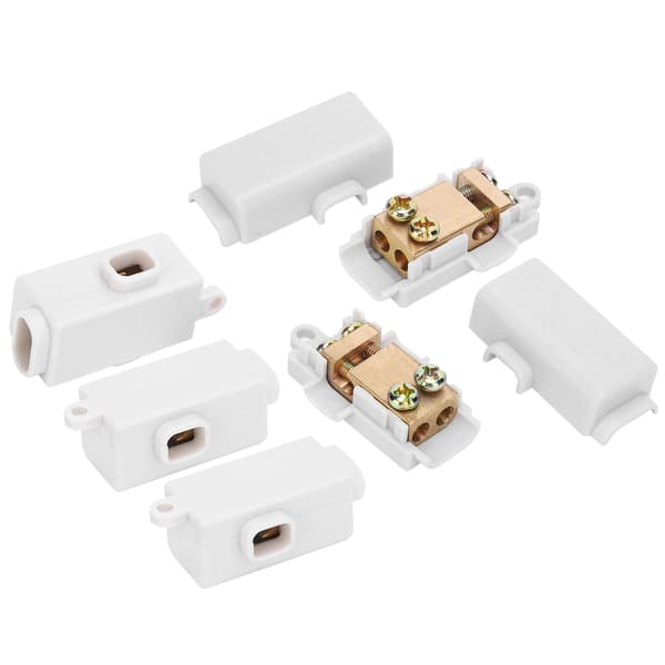 5 stk. terminal parallel splitter kobber samleboks til loftlampe ledningsføring (ZK-T1)