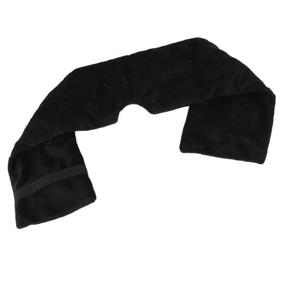 Premium vægtet sovemaske med blød elastisk rem til natterejsen, sort