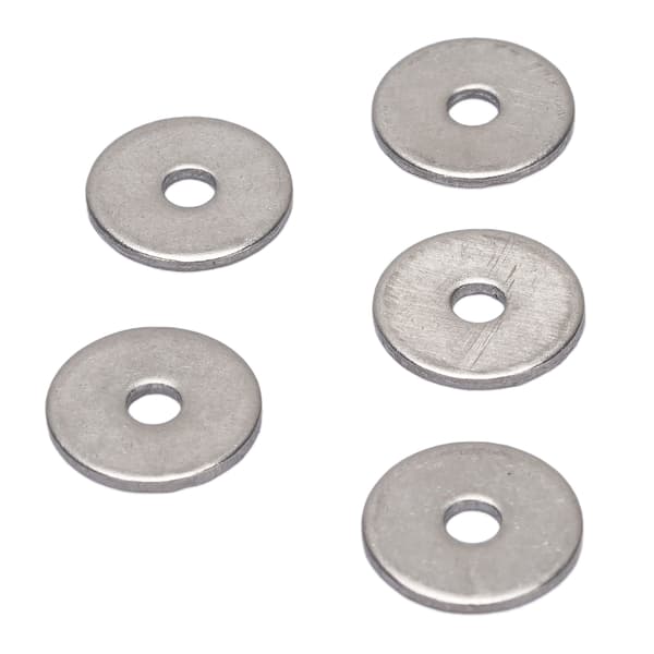 Rustfrit Stål M2 Fladskive Sortiment 500 stk., 2.5x10x0.5mm Metrisk Boltafstandsæt til Præcisionshardware