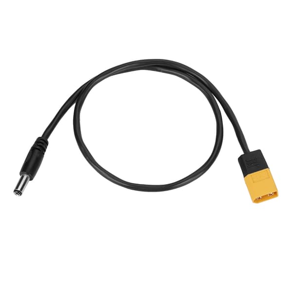 XT60 han-kuglestik til han DC 5.5 x 2.5mm DC5525 strømkabel