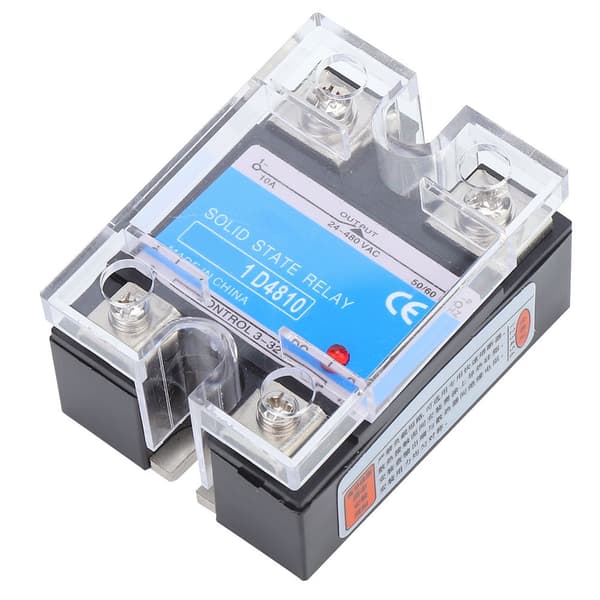 Solid State Relä 3-32VDC Ingång 24-480VAC Last DC AC SSR Elektrisk Utrustning (BERM-1D 4810)