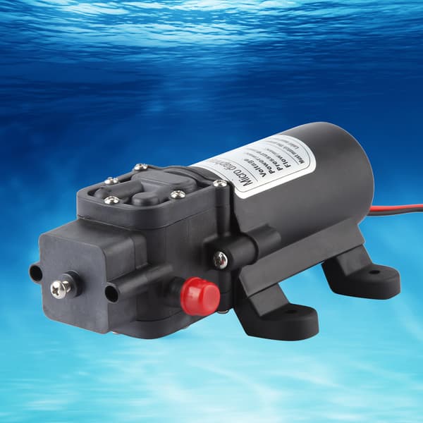 24V 60W Mini elektrisk vattenpump 5L/m flöde mikromembranpump 1,5m sug