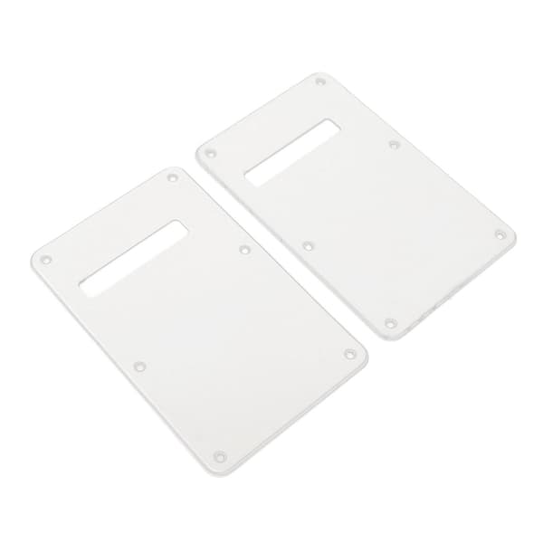 2 st elgitarr bakplatta Scratchplate Cover musikinstrument delar tillbehör vit