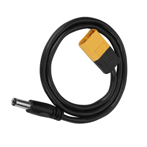 XT60 han-kuglestik til han DC 5.5 x 2.5mm DC5525 strømkabel