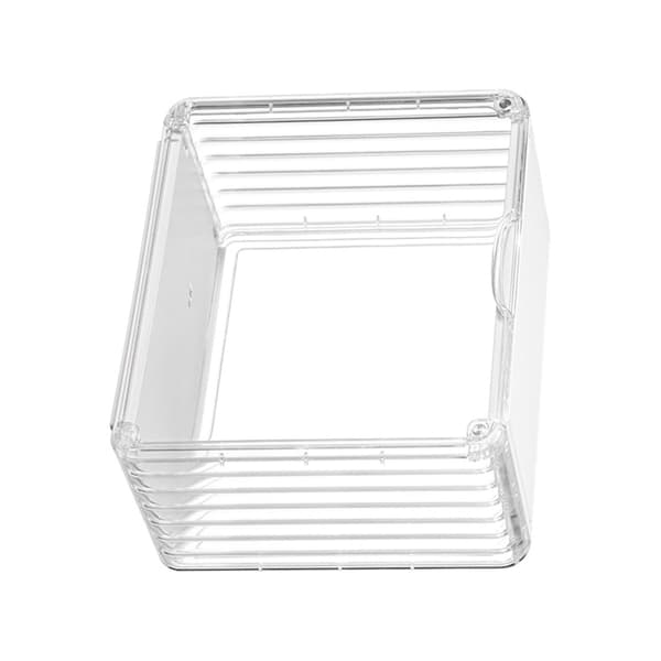 Dockskåpsvitrin Förvaringslåda Transparent med Magnetisk Dörr för Rumsinredning