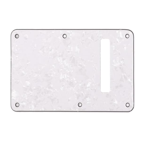2-pack vit PVC elgitarr bakplatta hålrumsskydd plektrumskydd reservdel