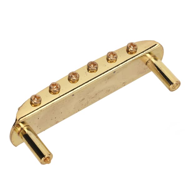 Elgitarrstall 6-strängad stränghållare Metallgitarrhårdvara för Jazzmaster Guld