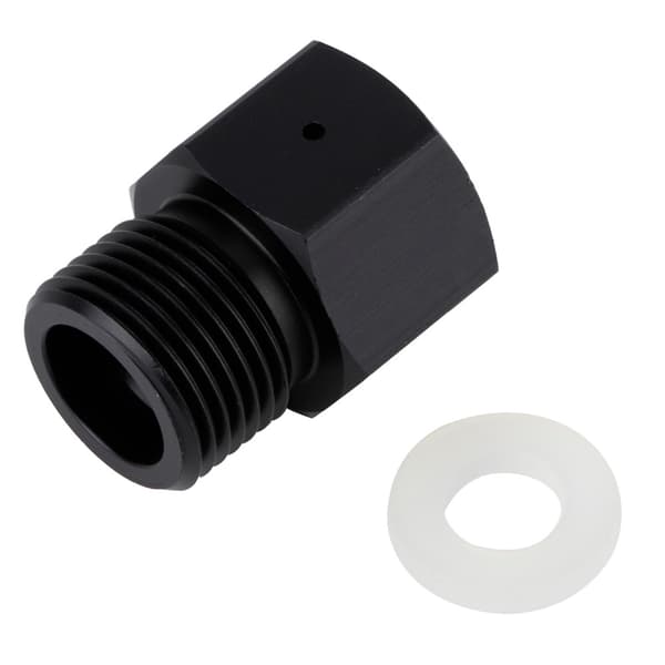 Sodavandsflaskeadapter Konverter Sort til W21.8 Akvarium Bryg Ølfad CO2 Tank Regulator